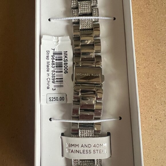 Authentic Michael Kors Apple stainless Steel Watch Band, 38 mm - 40 mm - Picture 6 of 6